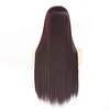 Handmade Super Realistic and Natural Medium Length Straight Women's Lace Wig