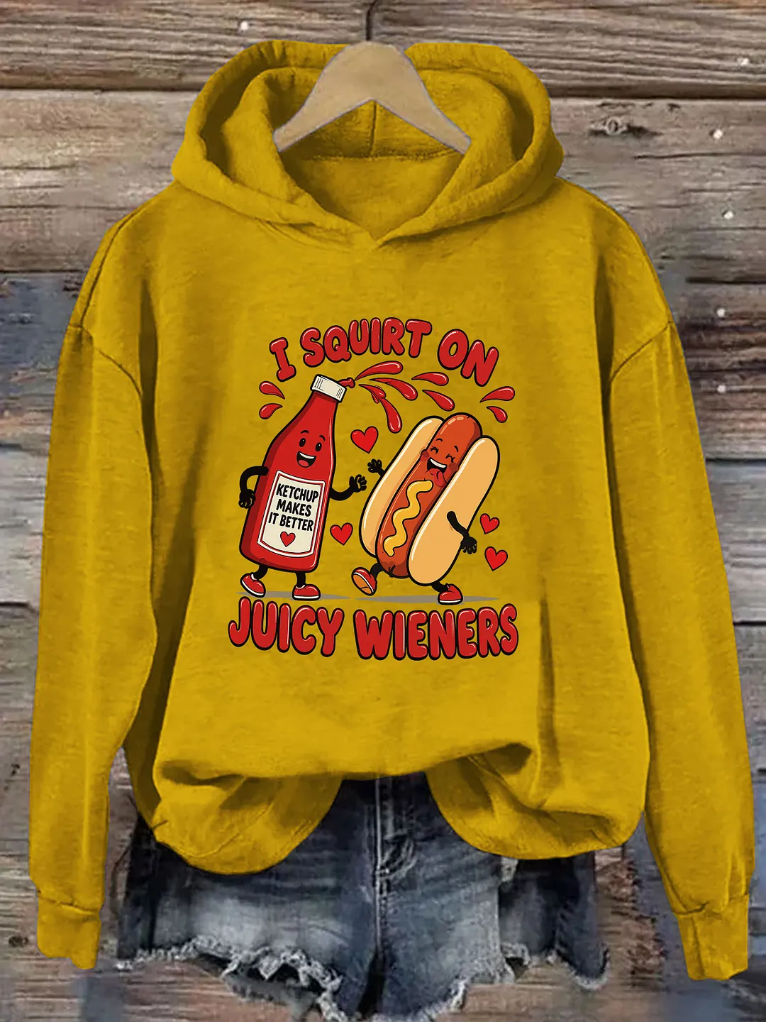 I Squirt On Juicy Wieners Hoodie