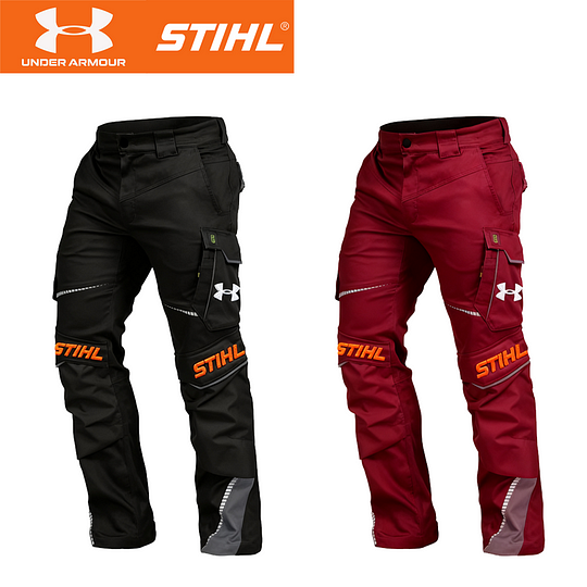 STIHL × Under Armour®Długie spodnie męskie – 2 sztuki w opakowaniu