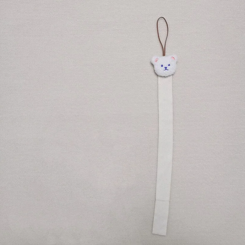 INS Nordic Embroidery Bear Baby Hair Clips Holder Girls Hairpins Storage Belt Hanging Rope Organizer Strip Ornament Photo Props