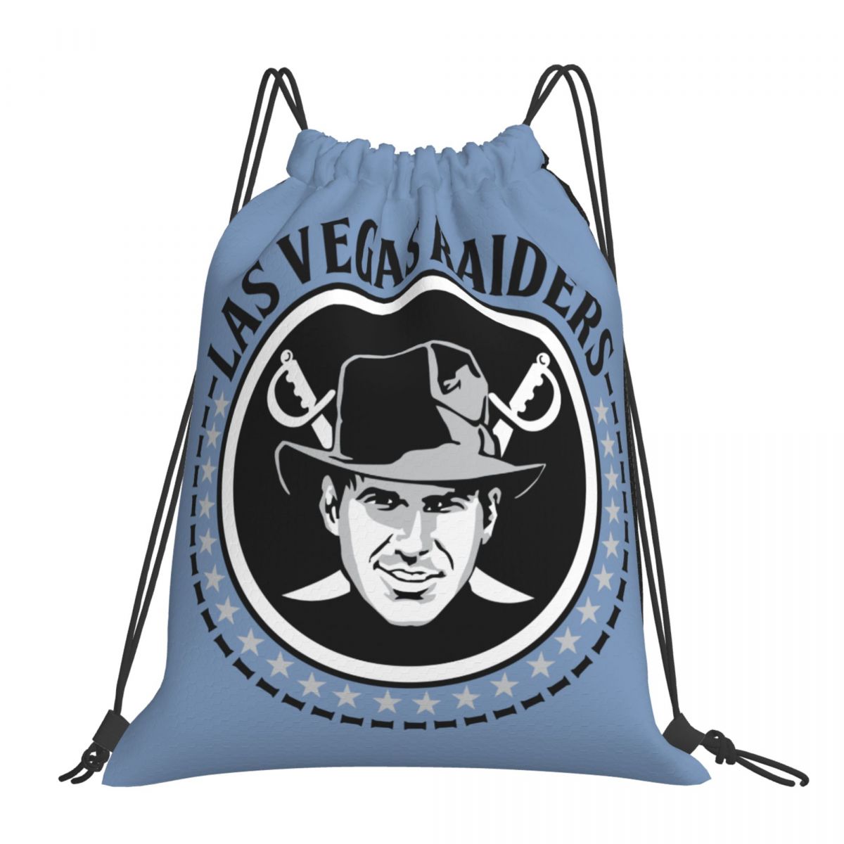 Las Vegas Raiders Funny Drawstring Bags for School Gym