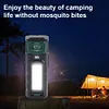 LED Mosquito Repeller Lamp with Hook Rechargeable Folding Camping Tent Light