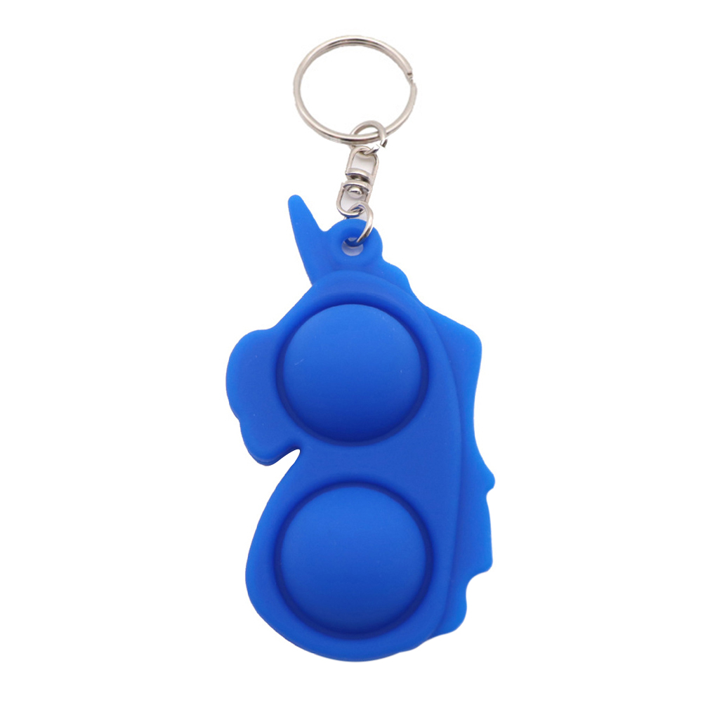 

Horn Horse Blue - Keychain Pendant, 501 Original