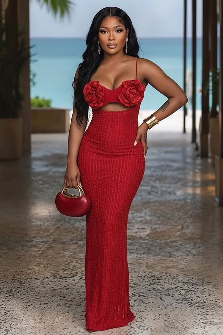 spaghetti strap bodycon slit dress GL3081 | Cowl Neck Velvet Sequin Bodycon Long Dress