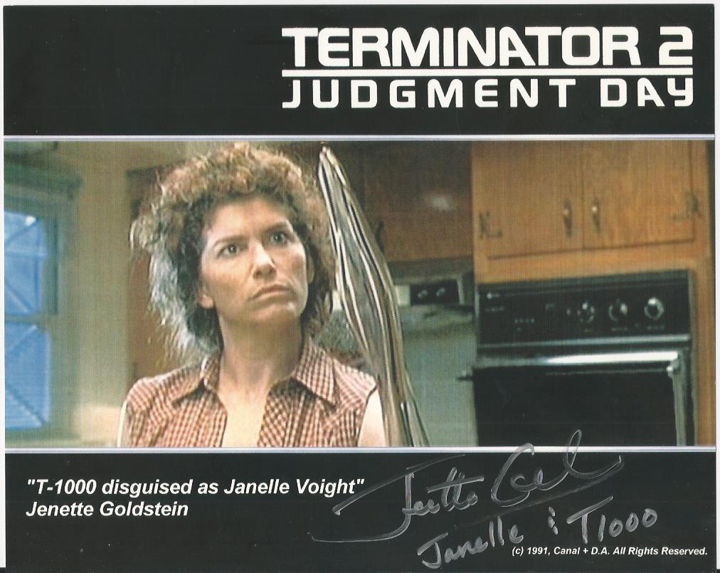 Jenette Goldstein - Terminator II signed Photo Poster painting