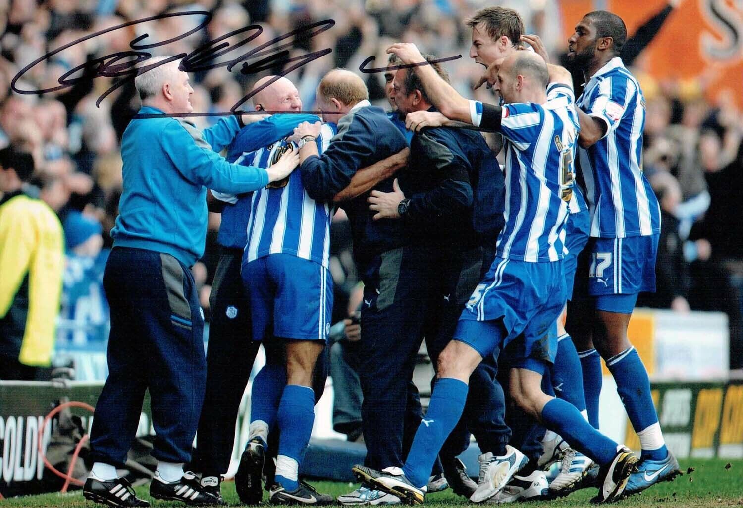 Gary MEGSON Signed Autograph Sheffield Wednesday Manager Photo Poster painting 2 AFTAL RD COA