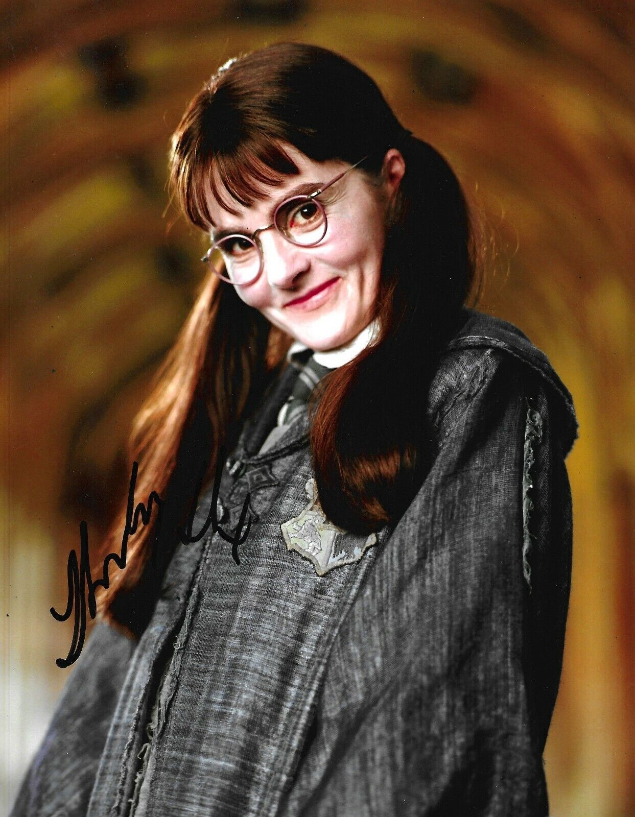 Shirley Henderson Signed Harry Potter 10x8 Photo Poster painting AFTAL