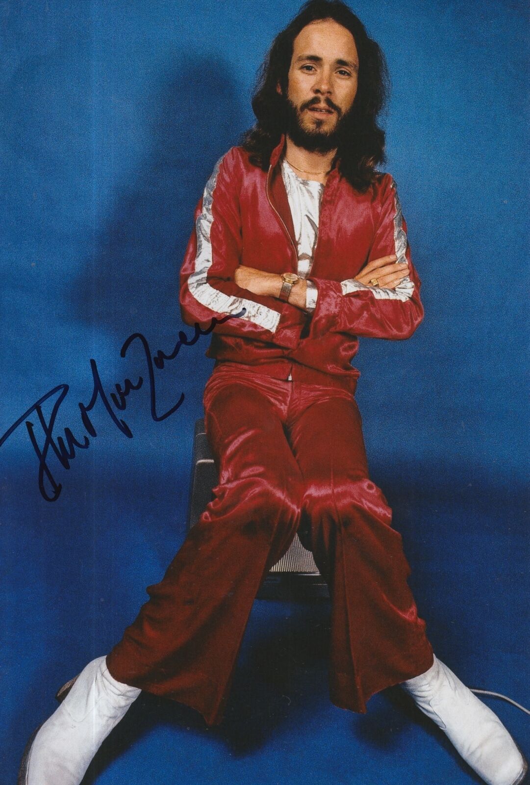 Phil Manzanera Hand Signed 12x8 Photo Poster painting Roxy Music 1.