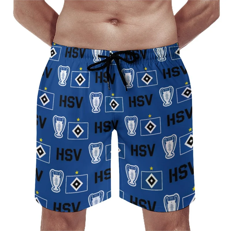 Biwisy Herren Badehose Schnell Trocknend - Strandshorts Mit Mesh-Futter & Tasche