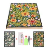 DIY Flower Special Shaped Diamond Painting 50 Pages A5 Sketchbook Notebook