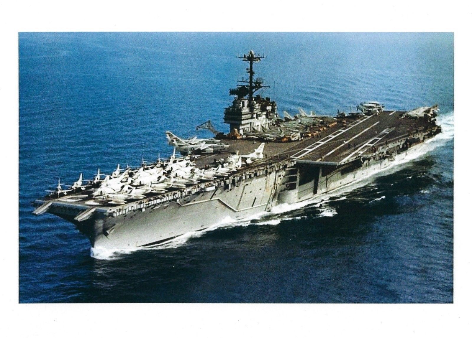 USS INDEPENDENCE 8X10 Photo Poster painting CV-62 NAVY US USA MILITARY AIRCRAFT CARRIER SHIP