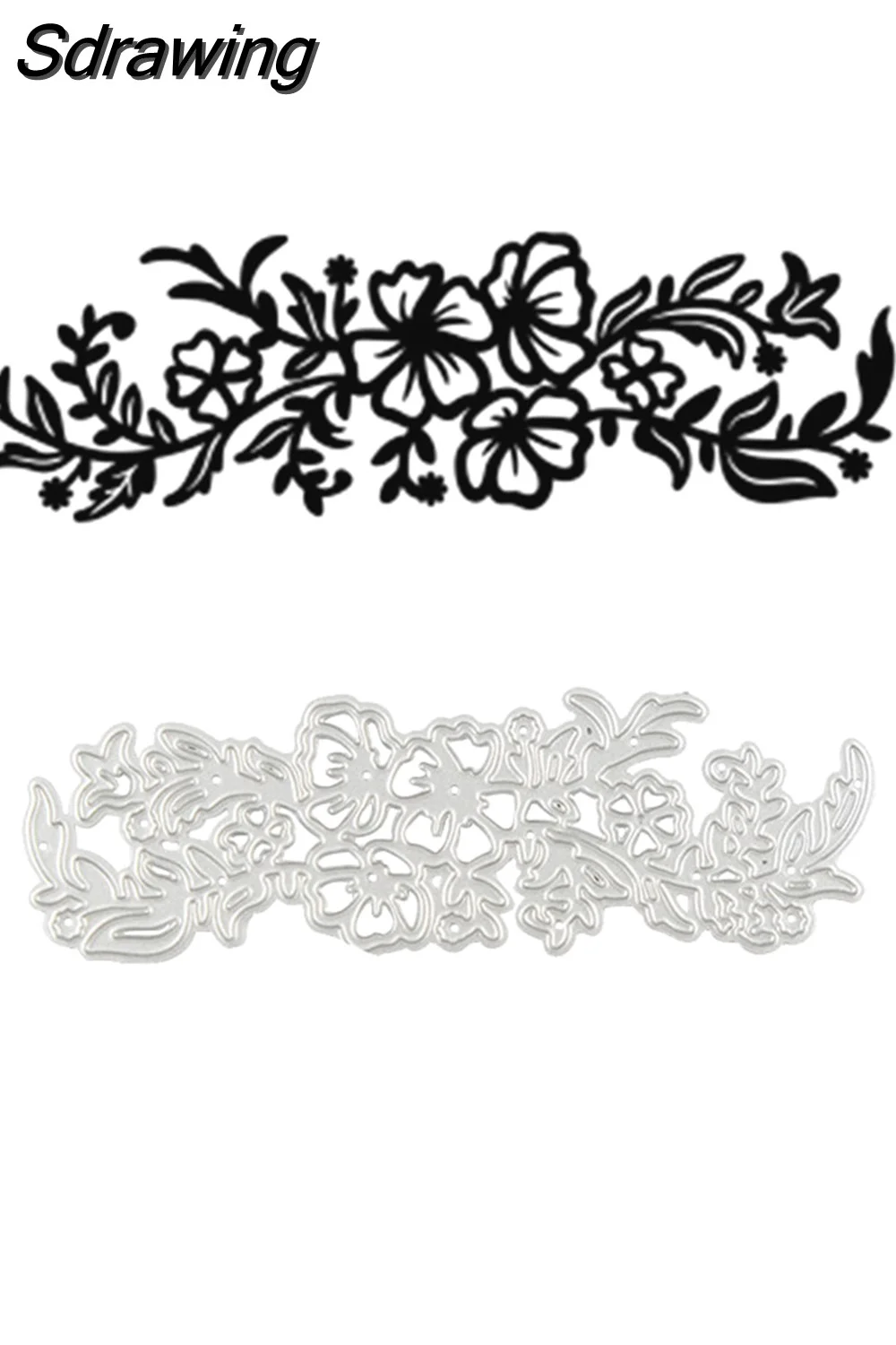 Sdrawing Leaf Series Metal Cutting Dies Flower Scrapbooking for Making Cards Decorative Embossing DIY Crafts Stencils Die Cuts