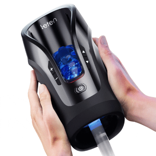 3d Fleshy Telescopic Vibrating Automatic Male Masturbator Blowjob Penis Stroker - Rose Toy