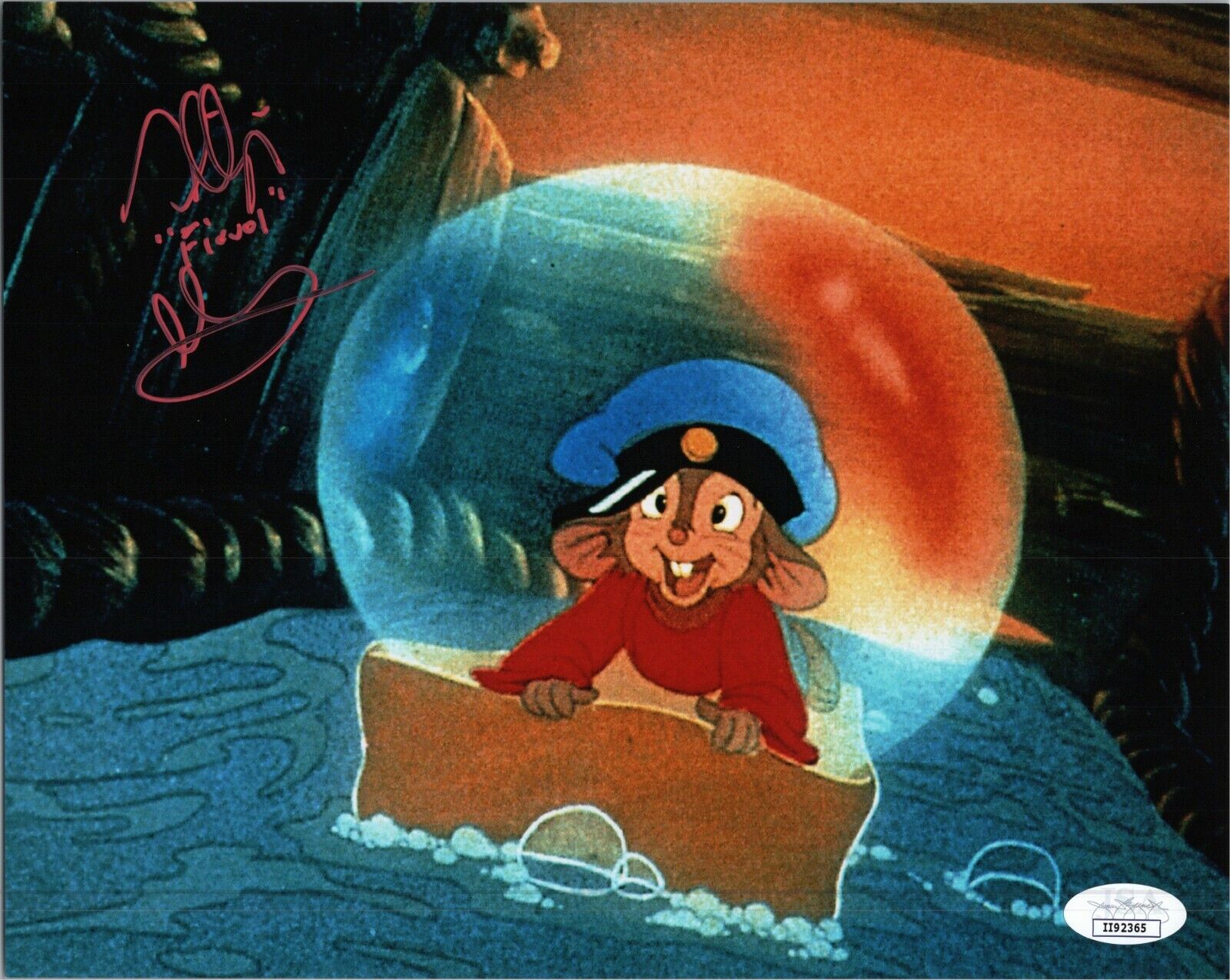 PHILLIP GLASSER Authentic Hand-Signed AN AMERICAN TAIL