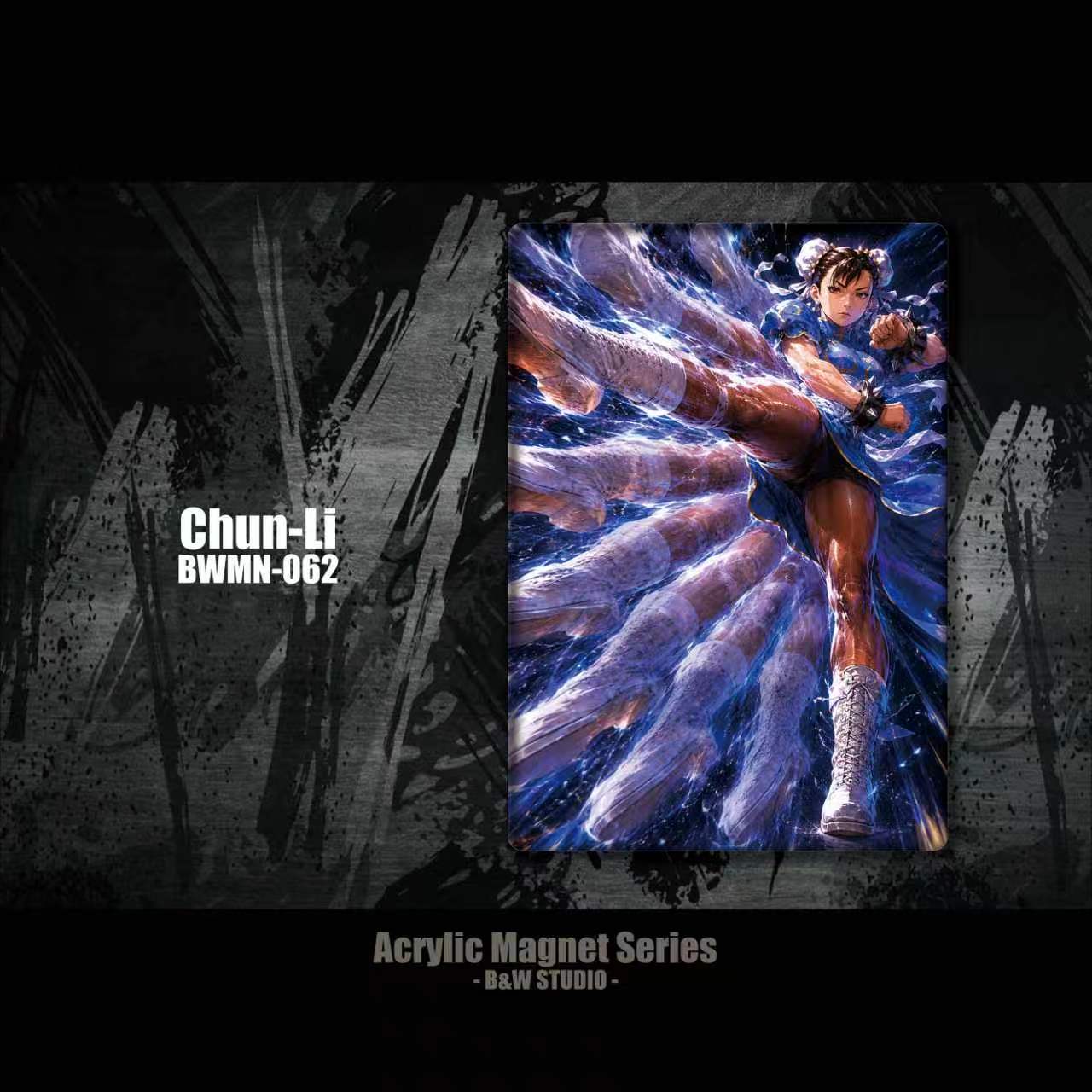 B&W Studio - Acrylic Fridge Magnet Chun-Li BWMN-062 Street Fighter-
