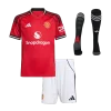 Manchester United Home Kids Soccer Jerseys Full Kit 2025/26