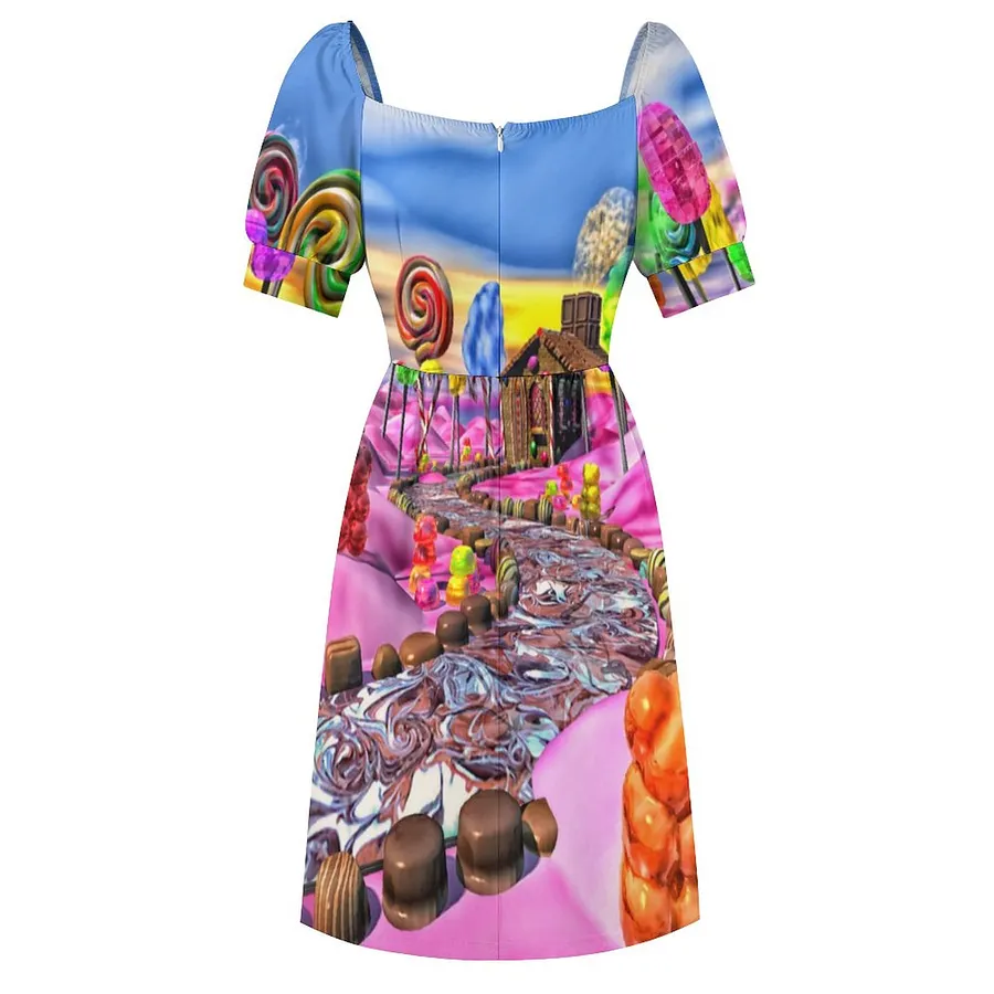 open lace back dress Candyland Dress  Petitroyalkids