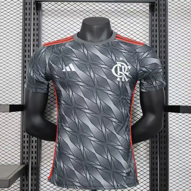 24/25 Player Flamengo Soccer Jersey Second Away