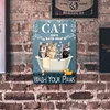 Cat In Bathtub - Vintage Metal Signs(12*16Inch) - Cat