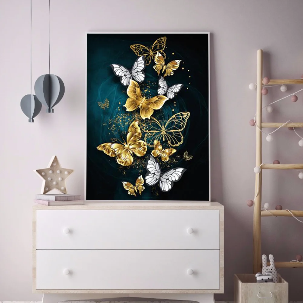 Diamond Painting - Full Round Drill - Butterfly(30*40cm)