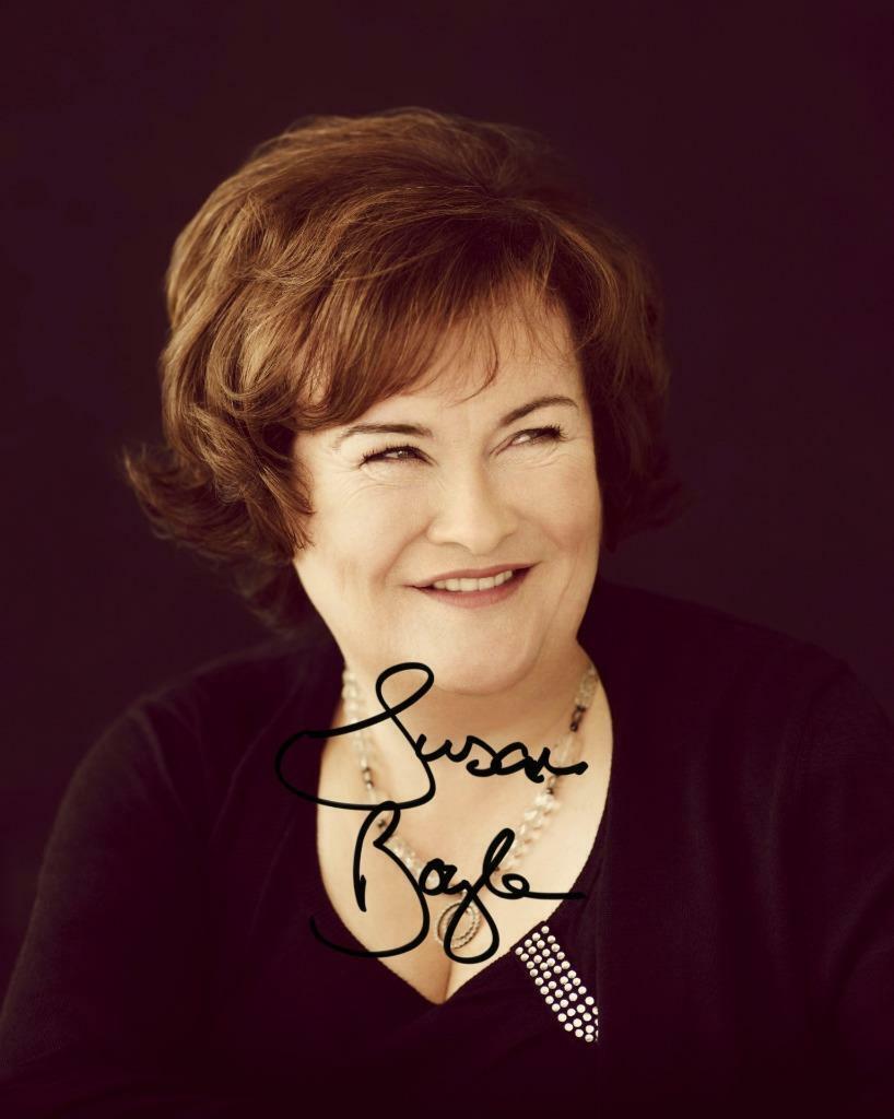 Susan Magdalane Boyle SIGNED AUTOGRAPHED 10 X 8