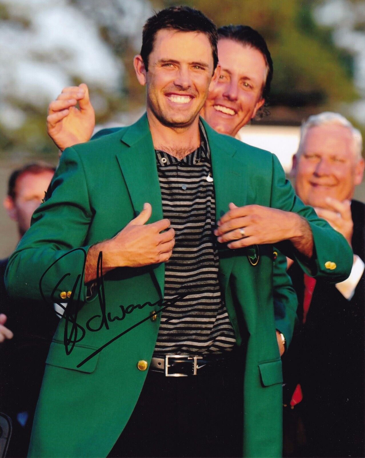 Charl Schwartzel autographed 8x10 Photo Poster painting PGA MastersC719