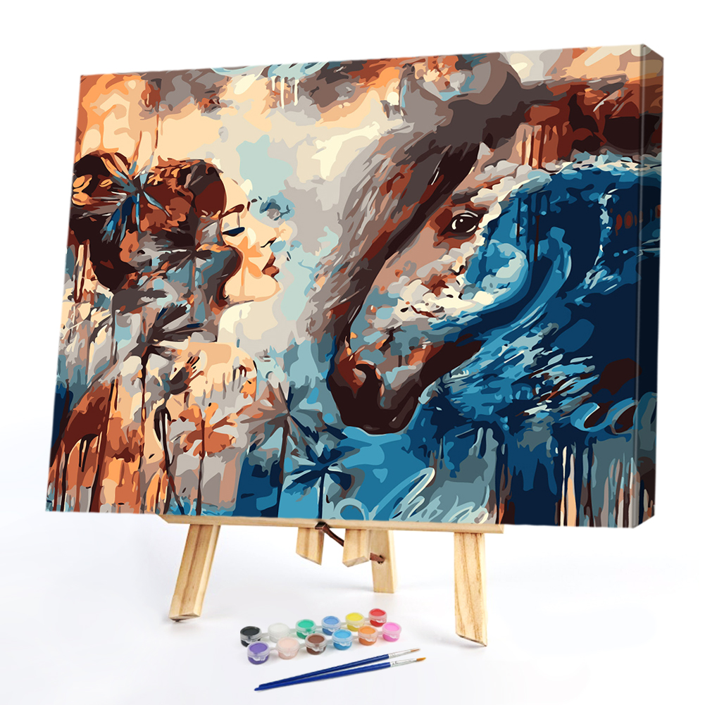 

50*40CM Paint By Numbers-Abstract Color, 501 Original