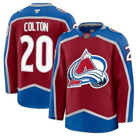 Youth Colorado Avalanche #20  Ross Colton Burgundy Home Jersey