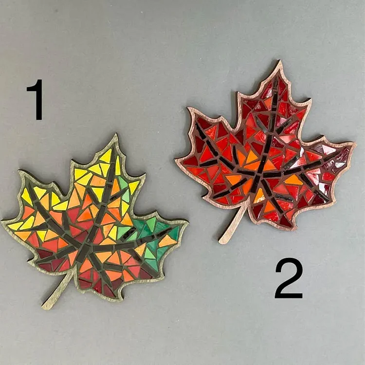 DIY Mosaic Maple Leaf