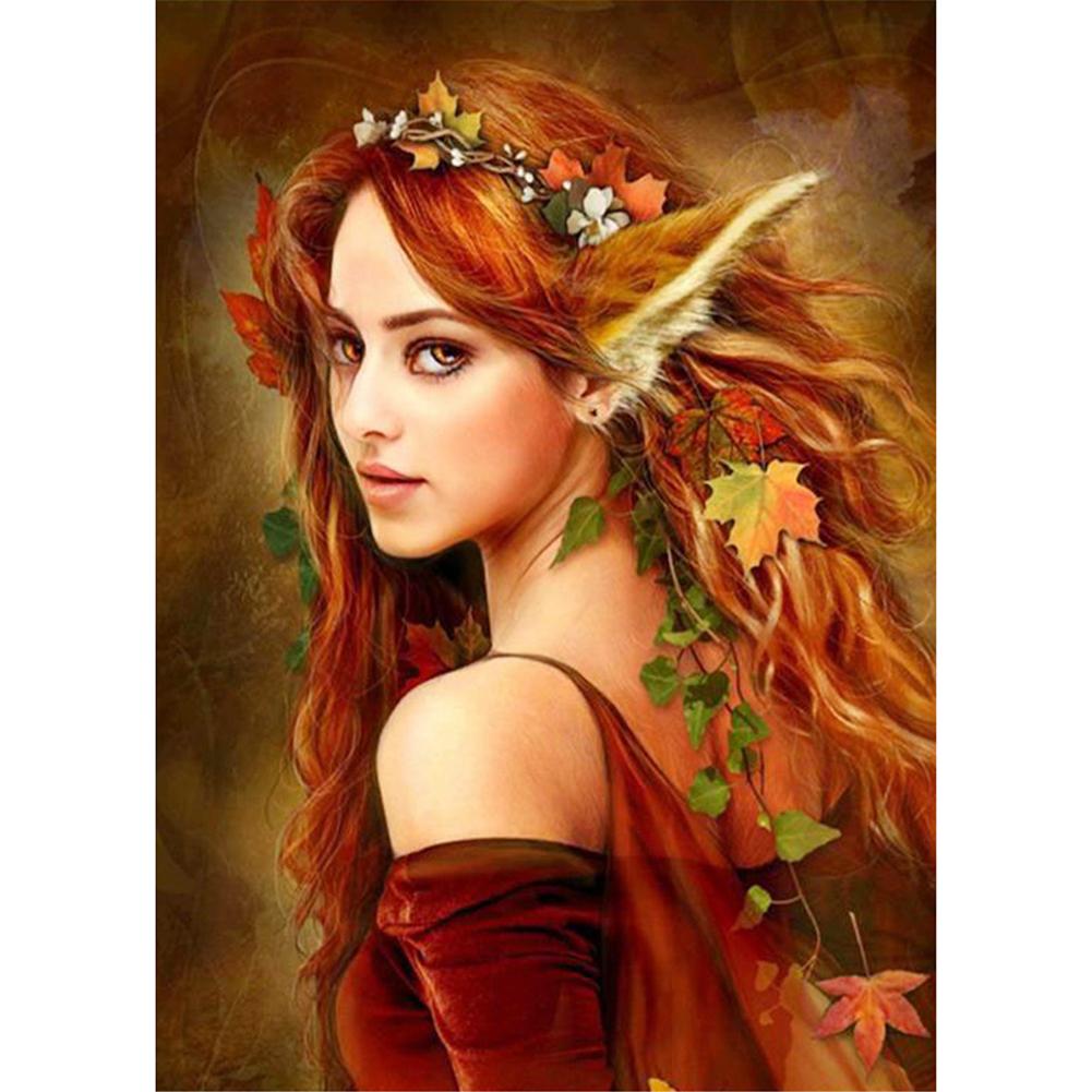 

Fairy Girl - Round Drill Diamond Painting - 30*40CM, 501 Original