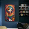 uk.everydayedeals (Limited Stock)Diamond Painting - Full Round - Rainbow Cat (40*70cm)