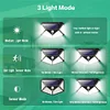 100LED Solar Wall Lamp Outdoor Waterproof Wide Angle Motion Sensor Lights