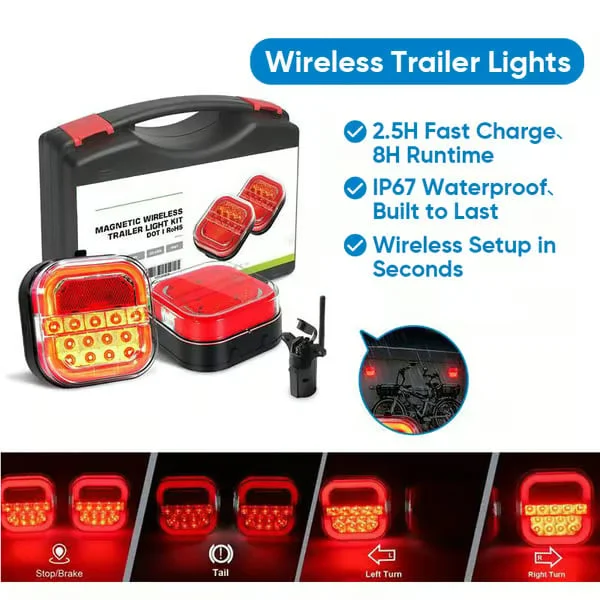 🔥Wireless Trailer Lights Kit