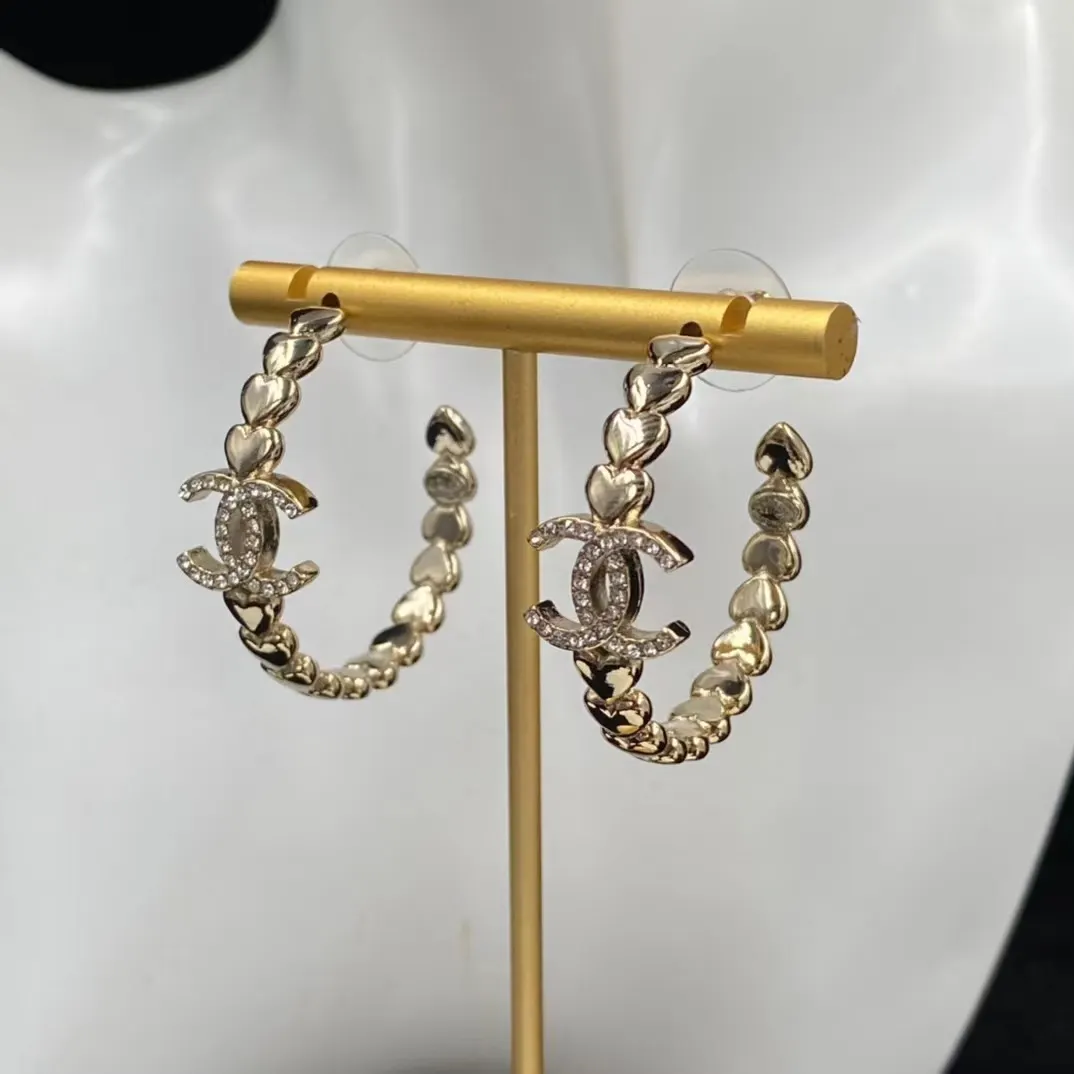 Chanel C Shape Earrings