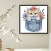 Diamond Painting-DIY Crystal Rhinestone Cat in the Pocket