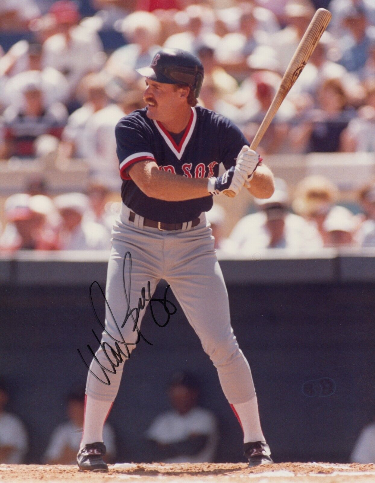 Wade Boggs #2 8x10 Signed w/ COA Boston Red Soxs 033119