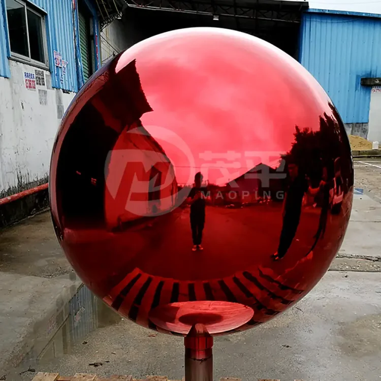 900mm Red stainless steel ball