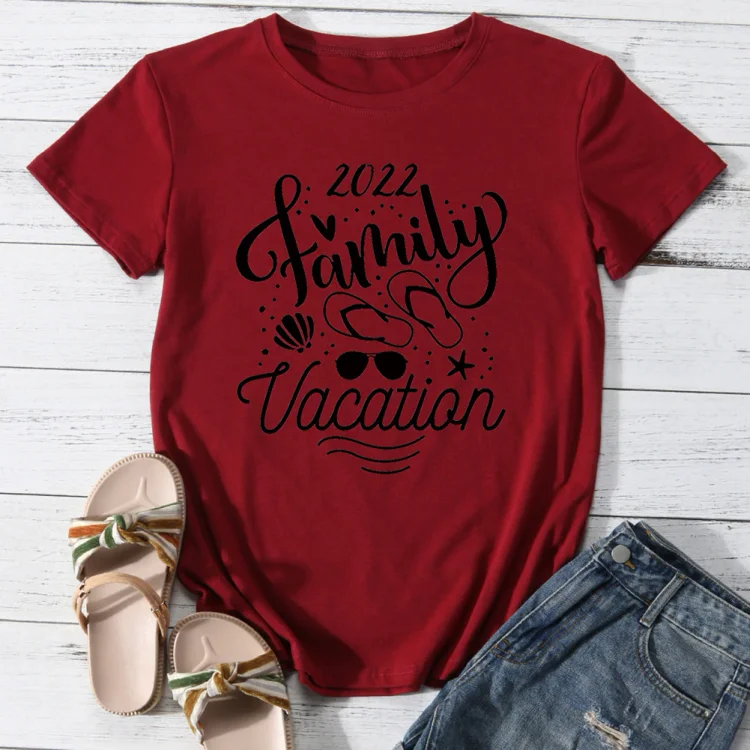 Family vacation 2022 T-shirt Tee-013699