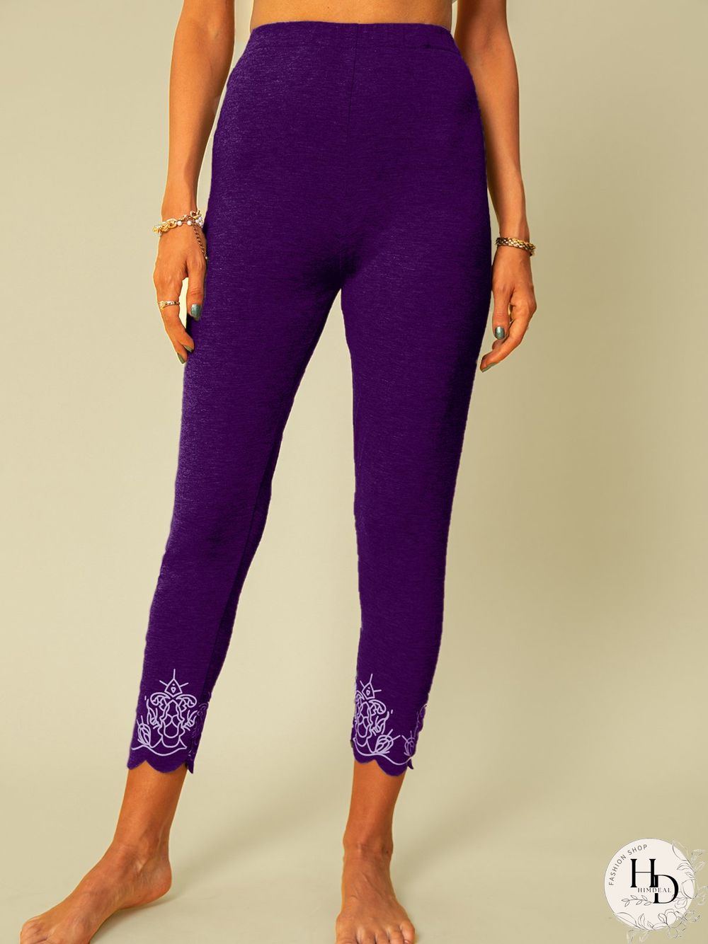 Casual Floral Leggings