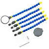 Octopus Welding Clamp with 5X Magnifier&Base 1/4In Thread Welding Auxiliary Tool