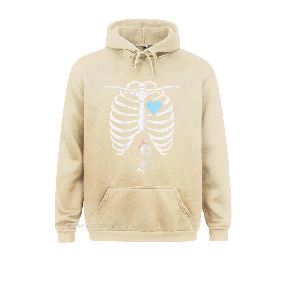 Cotton Tshirt Womens Skeleton Dancing Baby Girl Halloween Pregnancy Announcement Sweatshirts Cool Faddish Hoodies  For Students t -shirt Tee