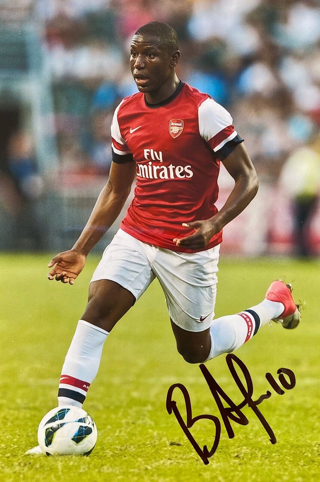 Benik Afobe Genuine Hand Signed 6X4 Photo Poster painting - Arsenal 1