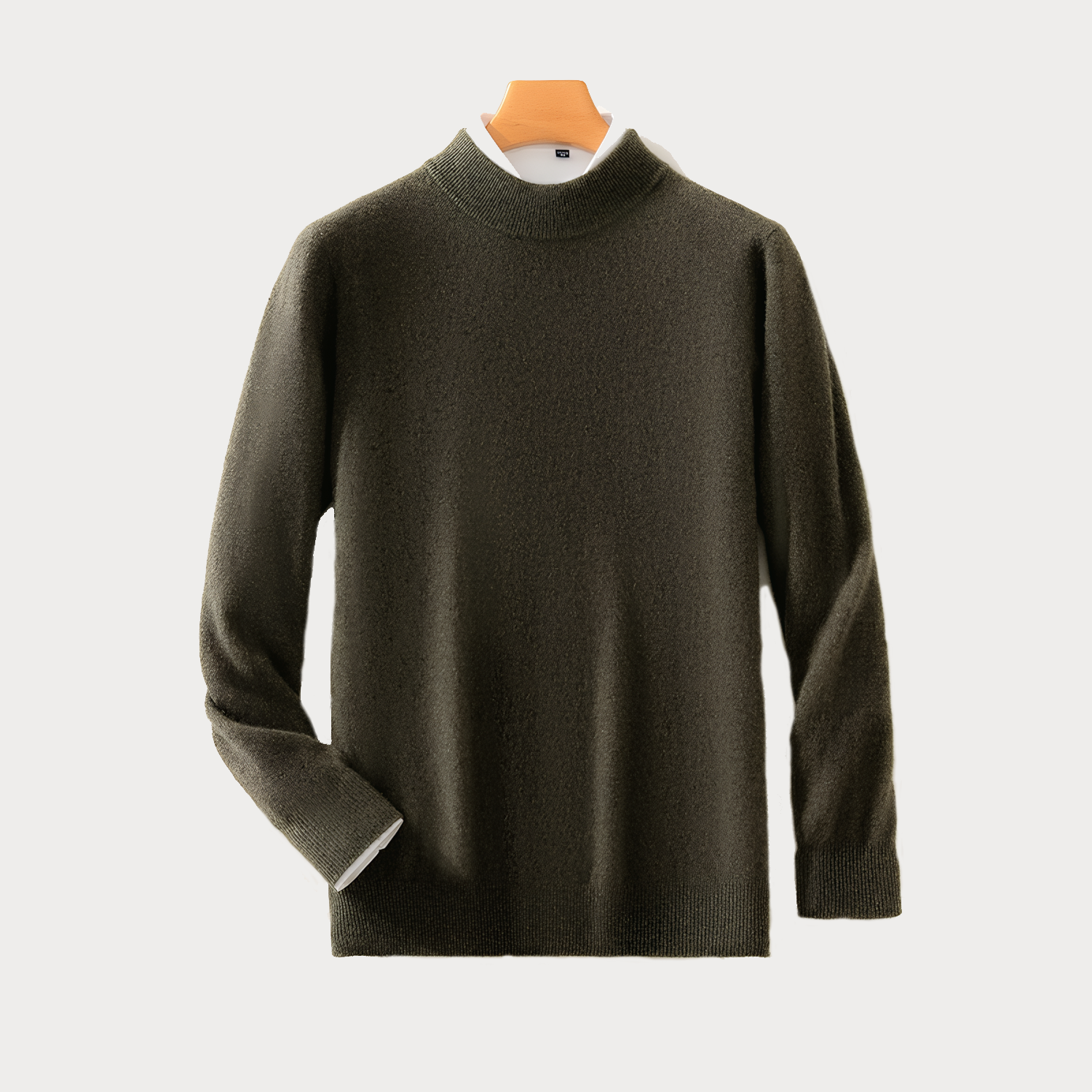 Men's Plush Wool Sweater Ultra-Soft & Premium Feel REAL SILK LIFE