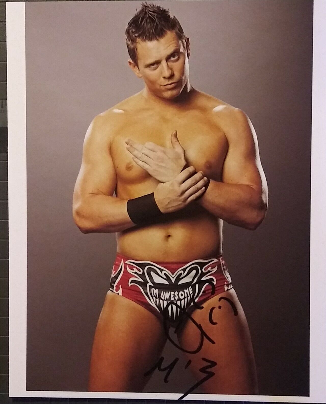 The Miz signed 8x10