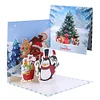 (US Only)6PCS DIY Diamond Art Greeting Cards Xmas Designs for Festivals and Celebrations