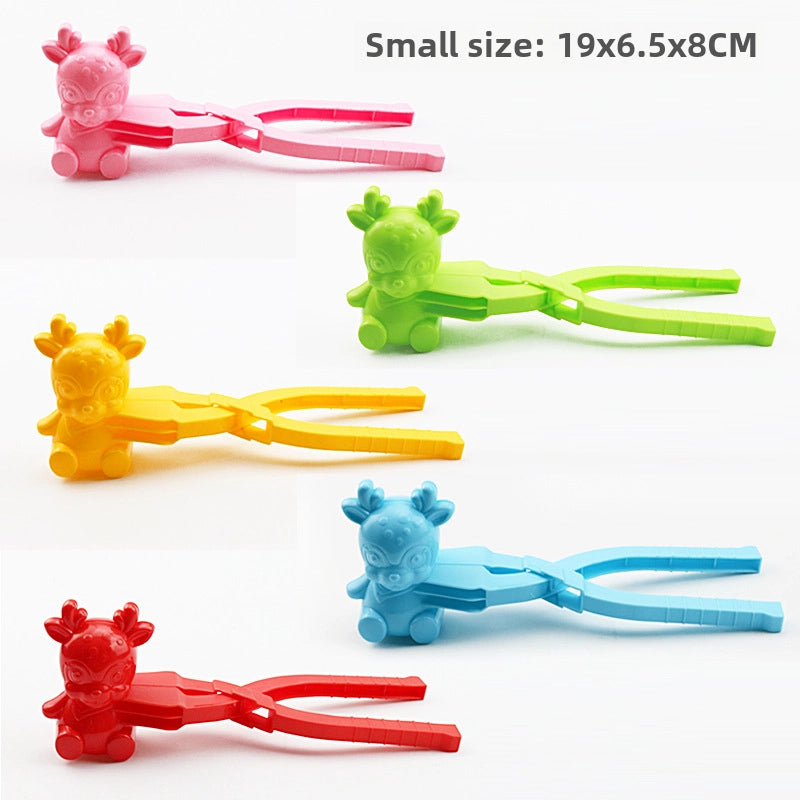 Children’s Winter Outdoor Toy Snow Clip Snowball Fight Artifact Snowflake Love Snowball Clip Play Snow Toy Sand Mold