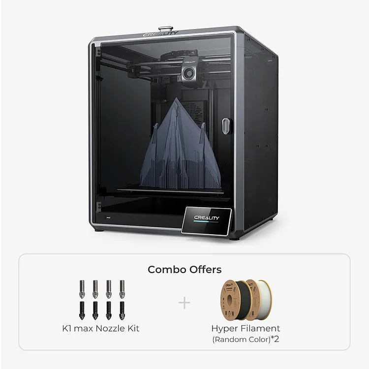 Creality K1 3D Printer, 600mm/s Max High Speed Printing, Hand-free