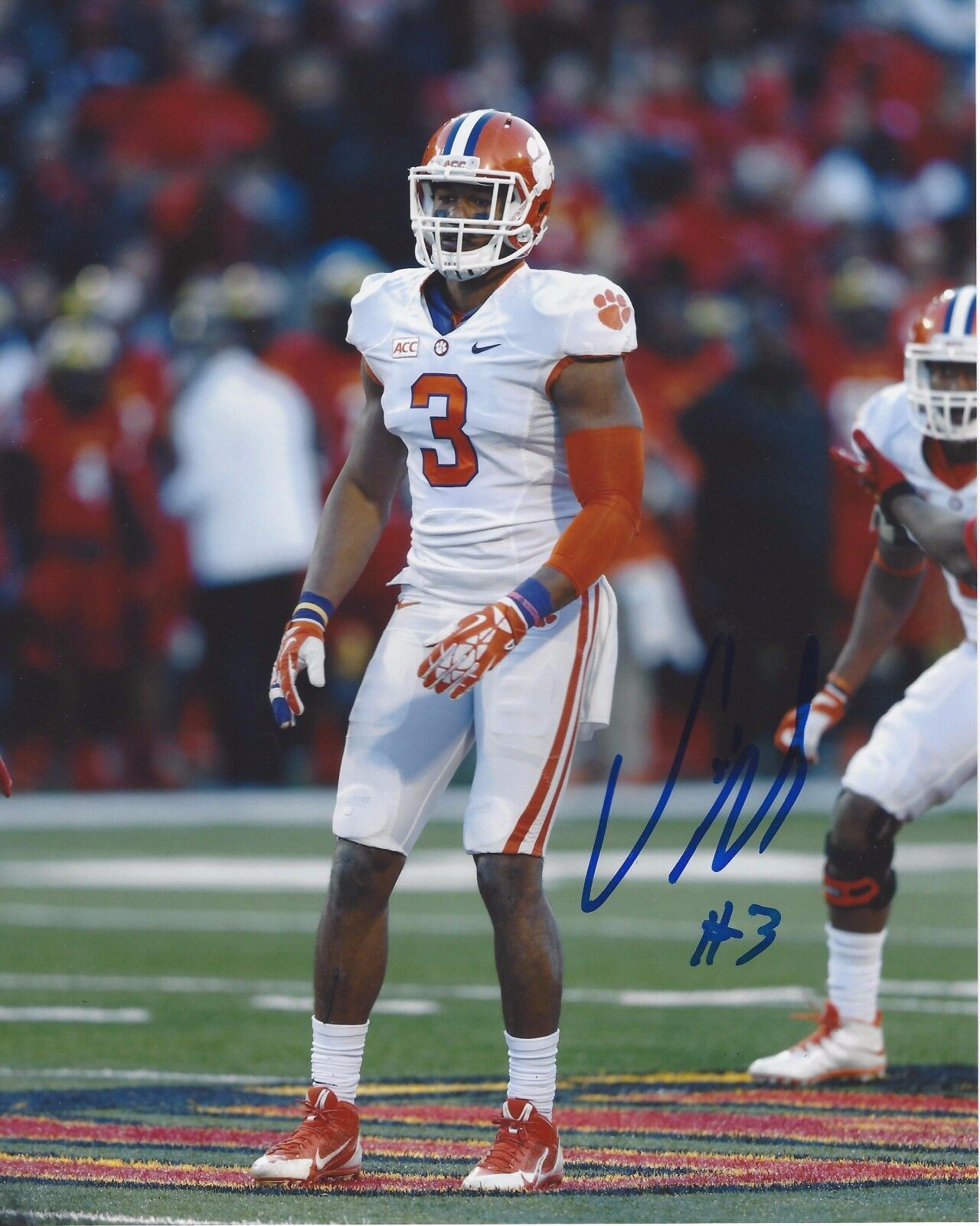 CLEMSON TIGERS VIC BEASLEY SIGNED 8X10 Photo Poster painting W/COA NFL DRAFT