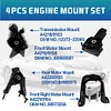 YBDDZH Engine Motor and Transmission Mount Kit Compatible with 2003-2008 Corolla 1.8L & 2003-2008 Matrix 1.8L & 2003-2008 Pontiac Vibe 1.8L Auto Transmission Repklace OE A4220 A4219 A4218 A4221 4pcs