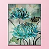 Flower-3 strands 11CT Stamped Cross Stitch-40*50CM